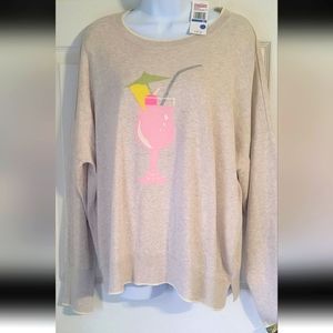 NWT! Vineyard Vines Cocktail Sweater Women's XL
